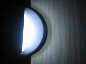 Spot LED de embutir para escadas e luz meia lua para degraus de exterior SC-B106A